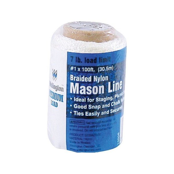 Wellington Line Mason/Chalk 100Ft Braided 10006